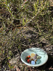 Crystals for land healing